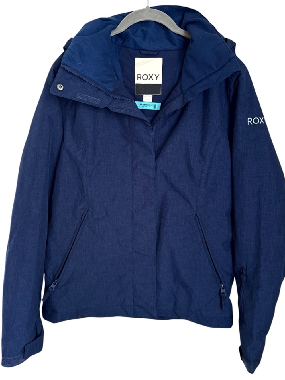 Roxy DryFlight 10K Ski Snow Jacket | Navy Blue | Size S | Waterproof Snowboard